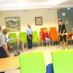 Gimnasia para mayores en la Residencia L'Ausín